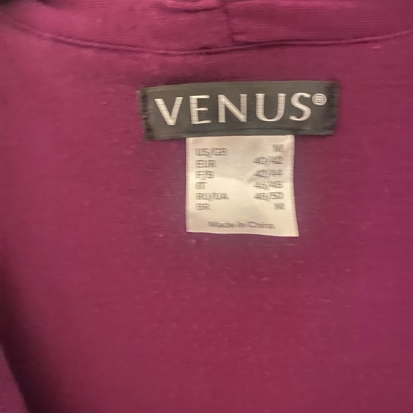 Venus Dress w/Faux Shrug Ruched Purple - Picture 4 of 6